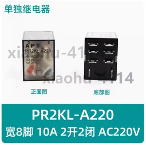 1PC NEW SIEMENS APT Miniature relay without base PR2KL-A220 AC220V 10A 2NO2NC#LL - Picture 1 of 8