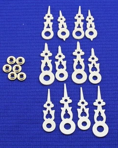Regula Cuckoo Clock Hand Assortment 6 Sets Cream 60-80 mm W/ Minute Bushing - Picture 1 of 1