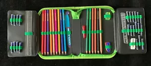 Astuccio portamatite grande scuola porta cancelleria con matite - Foto 1 di 2