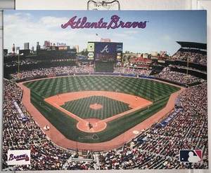 Atlanta Braves Turner Field Leinwand Wandbild Kunstdruck 18”x14” - Bild 1 von 3