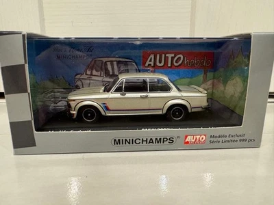 Minichamps BMW 2002 Turbo 1/43 Autohebdo Limited Edition 999 pezzi - Immagine 1 di 4