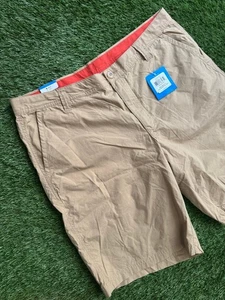 NWT Columbia Cargo Khaki Shorts Adult Men Sz 38 Work Casual Pant - Picture 1 of 4