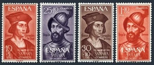 Sp Sahara B67-B70, MNH. Michel 228-231. Alonso F.de Lugo, Diego de Herrera.1961. - Picture 1 of 1