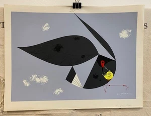 SALE Charley Harper Everglade Kites Ford Times Signed Silkscreen Art Print NOS - Picture 1 of 6