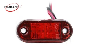 Evidenziatore luci piranha luci led rosse luci laterali 6pz luci di segnalazione camion - Foto 1 di 5