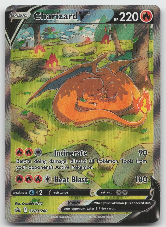 Charizard V Promo Holo SWSH: Sword & Shield Promo Cards SWSH260 NM - Image 1 of 2