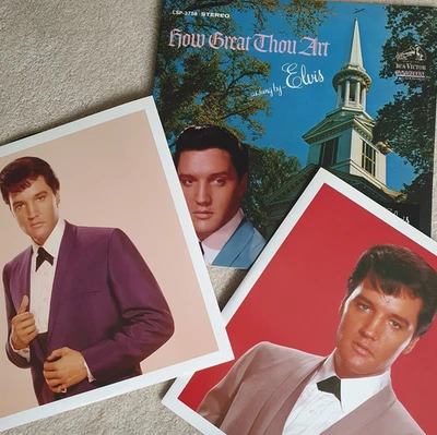 ELVIS PRESLEY "HOW GREAT THOU ART" 2011 RARE FTD VINYL 2LP W HYPE. LONG DELETED. - Image 1 of 4