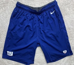 NIKE Dri Fit Equipment Training Performance Shorts New York Giants NFL Sz LG - Picture 1 of 8
