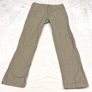 Duluth Trading Pants Mens 30x30 Tan Cotton Canvas Trim Fit Workwear Casual - Picture 1 of 8