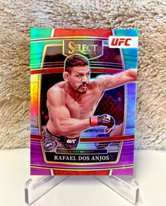 2022 Panini Select UFC - Rafael Dos Anjos Green and Purple Prizm Concourse - #56 - Picture 1 of 2
