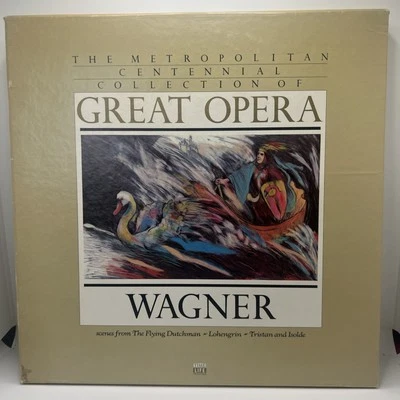 The Metropolitan Collection of Great Opera WAGNER 4 LP + Booklet EX / NM!!! WOW! - Image 1 of 4