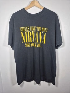 Camiseta con eslogan Nirvana Gildan XL para hombre - Imagen 1 de 6