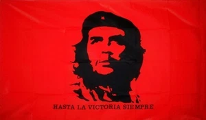 CHE GUEVARA MASIVA 8X5 CUBA REVOLUCIONARIA BANDERA COMUNISTA - Imagen 1 de 1