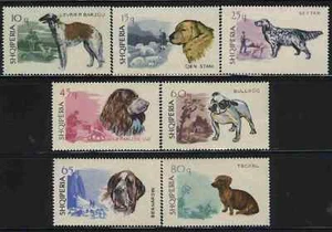 Albanien postfrisch Sc 986-92 Mi 1104-10 Hunde - Bild 1 von 1