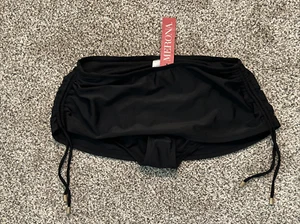 NUEVO Pantalón Falda de Natación Merona Negro Talla Pequeña - Imagen 1 de 7