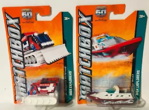 Matchbox 60TH Anniversary Rescue Boat & Blizzard MBX Explorer Set 2012 (2) Neu - Bild 1 von 1