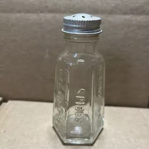 Vintage 1900's McCormick Spices Baltimore Maryland Shaker Bottle Clear Glass - Picture 1 of 7