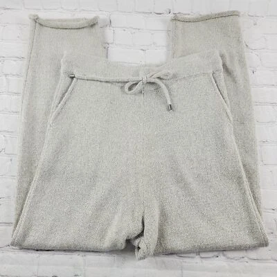 Anthropologie Wmn's Lg Toulouse Sweater Knit Lounge Pants Tan Metallic - Imagem 1 de 4