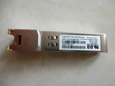 GENUINE NEW SEALED HP 453154-B21 453578-001 453156-001 HP 1Gb SFP RJ-45 module - Image 1 of 4