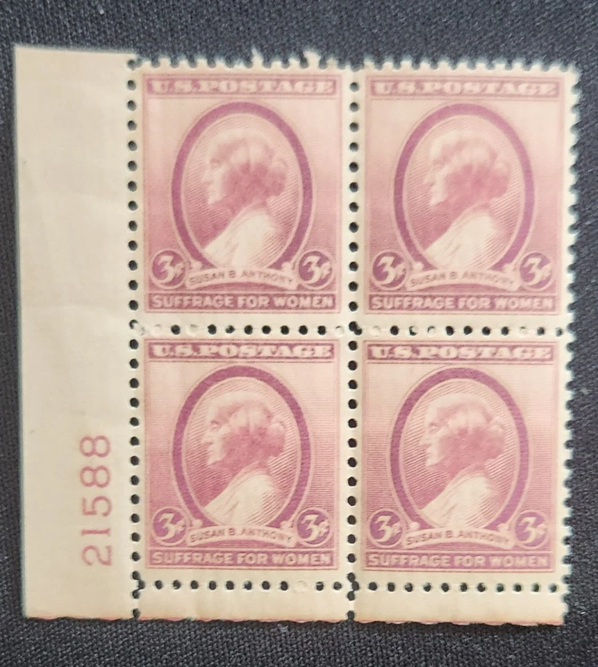 US Scott 784 - Suffrage For Women - MNH - 1936 Issue - Plate Block of 4 - Image 1 of 1