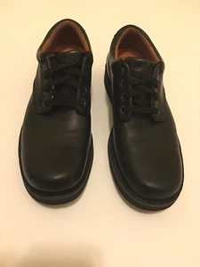 New Rockport Men's Prestige Point Sz US 10 M Black Leather Oxfords Shoes $160.00 - Picture 1 of 6