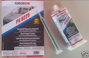 Teroson PU 9225 plástico reparación carrocería adhesivo estructural 2K poliuretano - Imagen 1 de 2