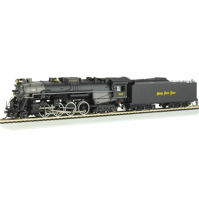 Bachmann 2-8-4 Berkshire DCC No 765 Railfan Steam Locomotive & Tender Model Kit - Black (52401)