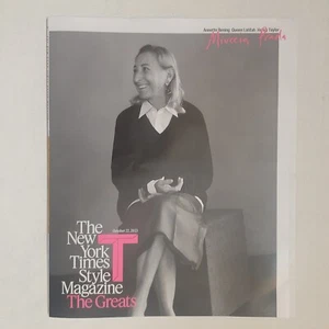 T New York Times Style Queen Latifah Annette Bening Miuccia Prada Henry Taylor F - Picture 1 of 9