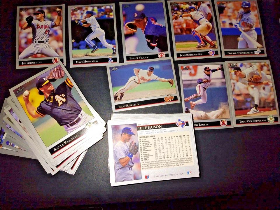 1992 Leaf Baseball Card Singles NM You Choose #1-#526 - Image 1 of 1