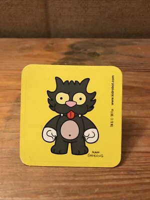 KidRobot Vinyl The Simpsons Series 1 Scratchy —-Sticker ONLY—-2008 - Image 1 of 3