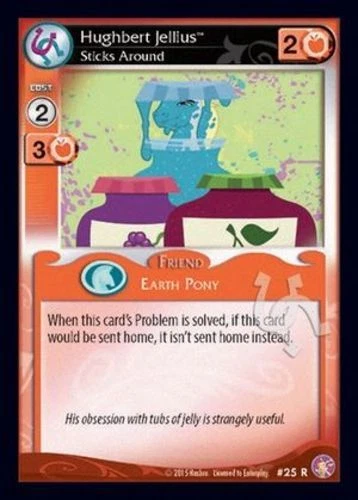 My Little Pony Absolute Discord Hughbert Jellius, Sticks Around - 25 - MLP CCG - Image 1 of 1
