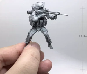 1/35 Moderno Ejército de los Estados Unidos Fuerzas Especiales C Resina Soldado Modelo Ah-05 - Imagen 1 de 1