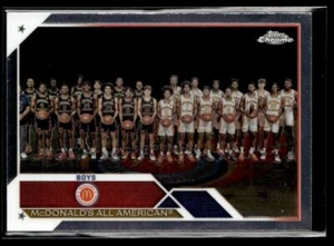 2023-24 TOPPS CHROME BOYS GROUP SHOTS MCDONALD'S ALL AMERICAN #97 - Picture 1 of 2