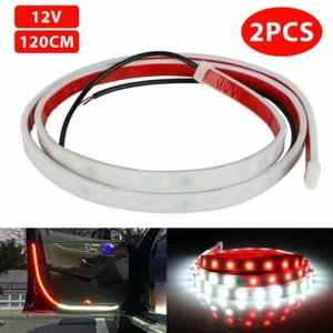 2pcs Car Door Open Warning Lamp Flashing LED Light Strip Anti-collision Safety t - Picture 1 of 9