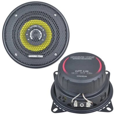 Ground Zero | GZTF 4.0X | 10cm Koax Lautsprecher BOXEN 100mm 100 Watt 3 Ohm - Bild 1 von 2