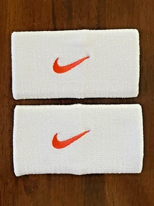 Coppia di Felpe Nike 5"-6" Doppio Polso (2) Bianco Arancione - NUOVE! - Foto 1 di 3