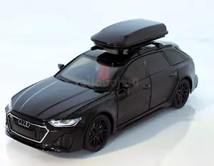 Modellino Auto 1:24 Audi RS6 Avant Collezione Regalo Decorazione Giocattolo Luce Suono! - Foto 1 di 16