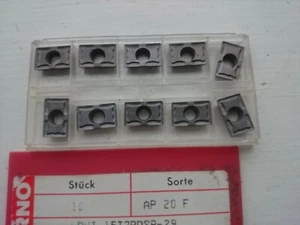 10 Arno carbide milling inserts LDHT 15T3PDSR-29 AP20F ( LDHT 15T3 PDSR PDR ) - Picture 1 of 2