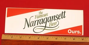 VINTAGE ORIGINAL BUMPER STICKER UNUSED HI NEIGHBOR NARRAGANSETT BEER RARE !! - Picture 1 of 1