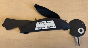 Vintage Purty Purcy the Penguin Playmate Crepe Cardboard Centerpiece - Unused  - Picture 1 of 4