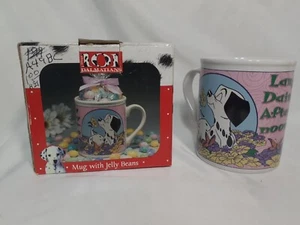 Vintage Disney Enesco 101 Dalmatians Coffee Mug Lazy Daisy Afternoon Rare - Picture 1 of 7
