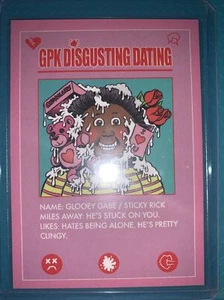 2022 Topps GPK Valentines Day Dating Profile #1 Glooey Gabe Sticky Rick  - Bild 1 von 2
