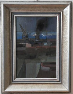 Alfréd Réth (1884-1966), Hungarian, Port, oil on canvas - Picture 1 of 7