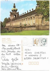 Postkarte Dresden Zwinger, 80er Jahre, gelaufen - Bild 1 von 1