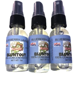 3 BLUNTOUT -Blueberry Lavender -100%Concentrated Air Freshener  -Car/Home-1oz - Picture 1 of 1