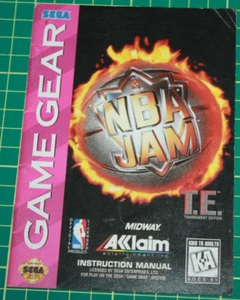 Sega Game Gear Manual: NBA Jam Tournament Edition - Picture 1 of 2