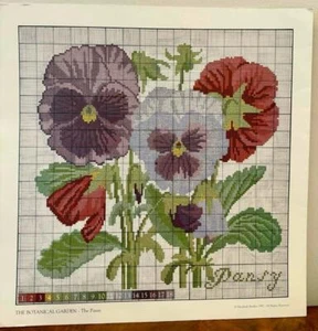 Botanischer Garten DAS STIEFMÜTTERCHEN - Elizabeth Bradley nur Nadelspitze Tabelle - Bild 1 von 1