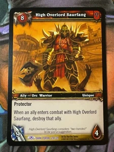 World of Warcraft TCG Dark Portal 214/319 High Overlord Saurfang - Picture 1 of 2