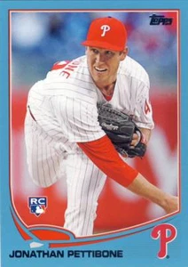 (68) 2013 Topps Update JONATHAN PETTIBONE Walmart Blue Rookie Phillies US281 LOTE - Imagen 1 de 1