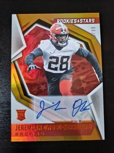 Jeremiah Owusu-Koramoah 2021 Rookies & Stars Football RC Autogrammkarte /99 NFL - Bild 1 von 3